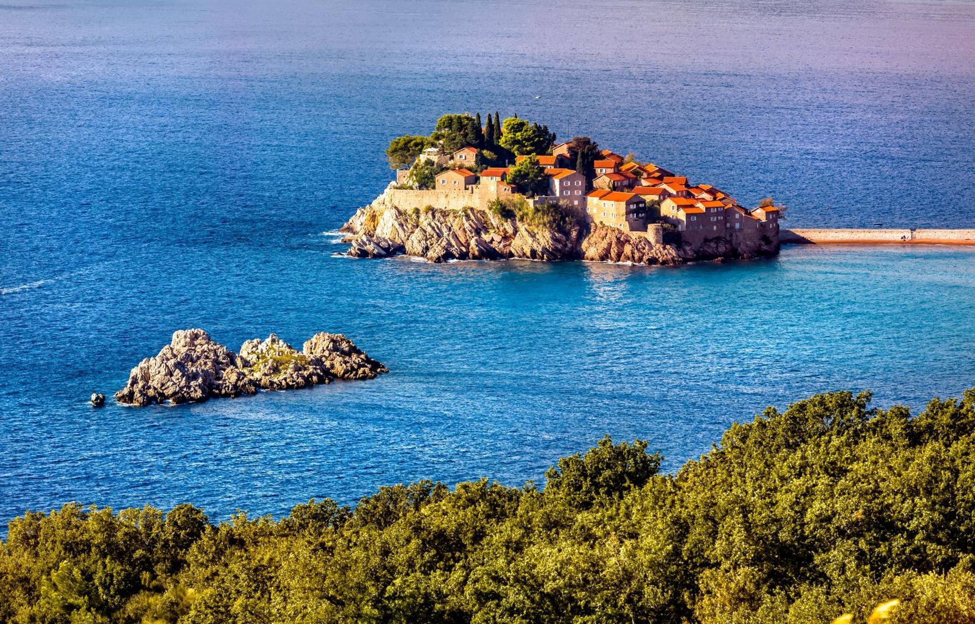 Alessandra Apartments Sveti Stefan Exterior photo