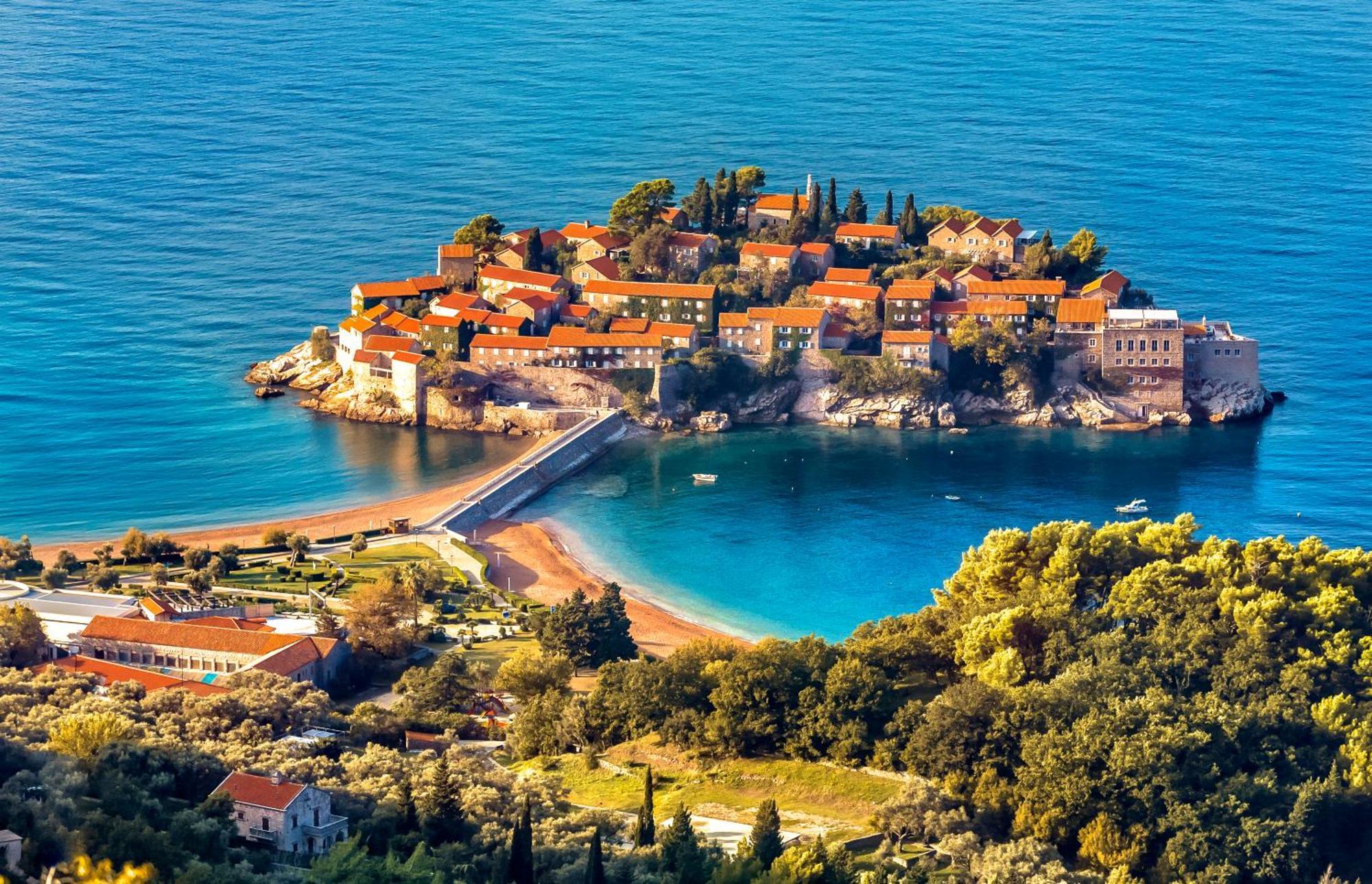 Alessandra Apartments Sveti Stefan Exterior photo